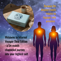 Because the deepest travels require no luggage; only presence. 54 month channeled series!