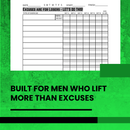 Chad's Ultimate Workout Journal (Black & White) - On Demand