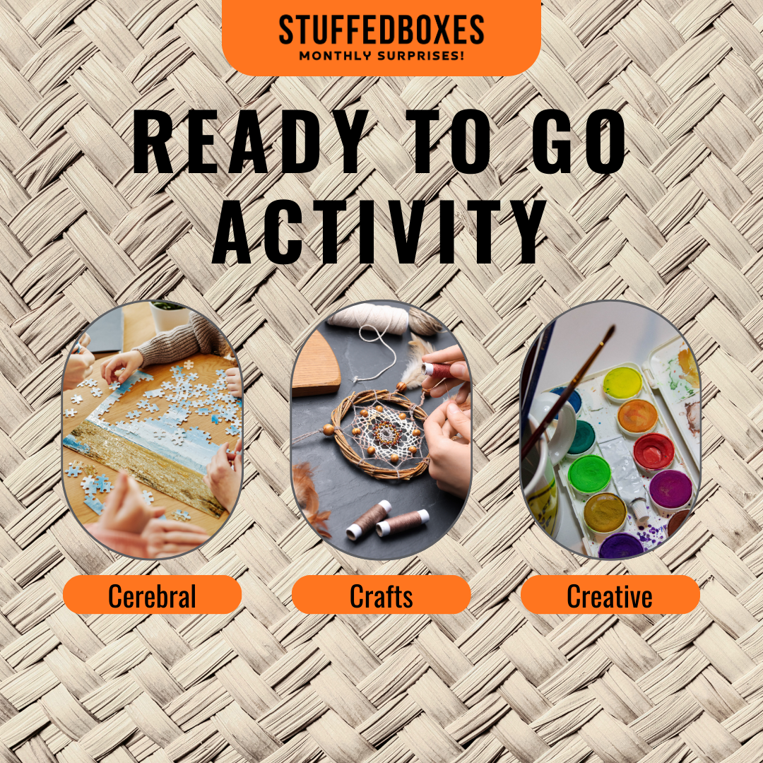 Ready to go activities that are cerebral, crafts, and creative!