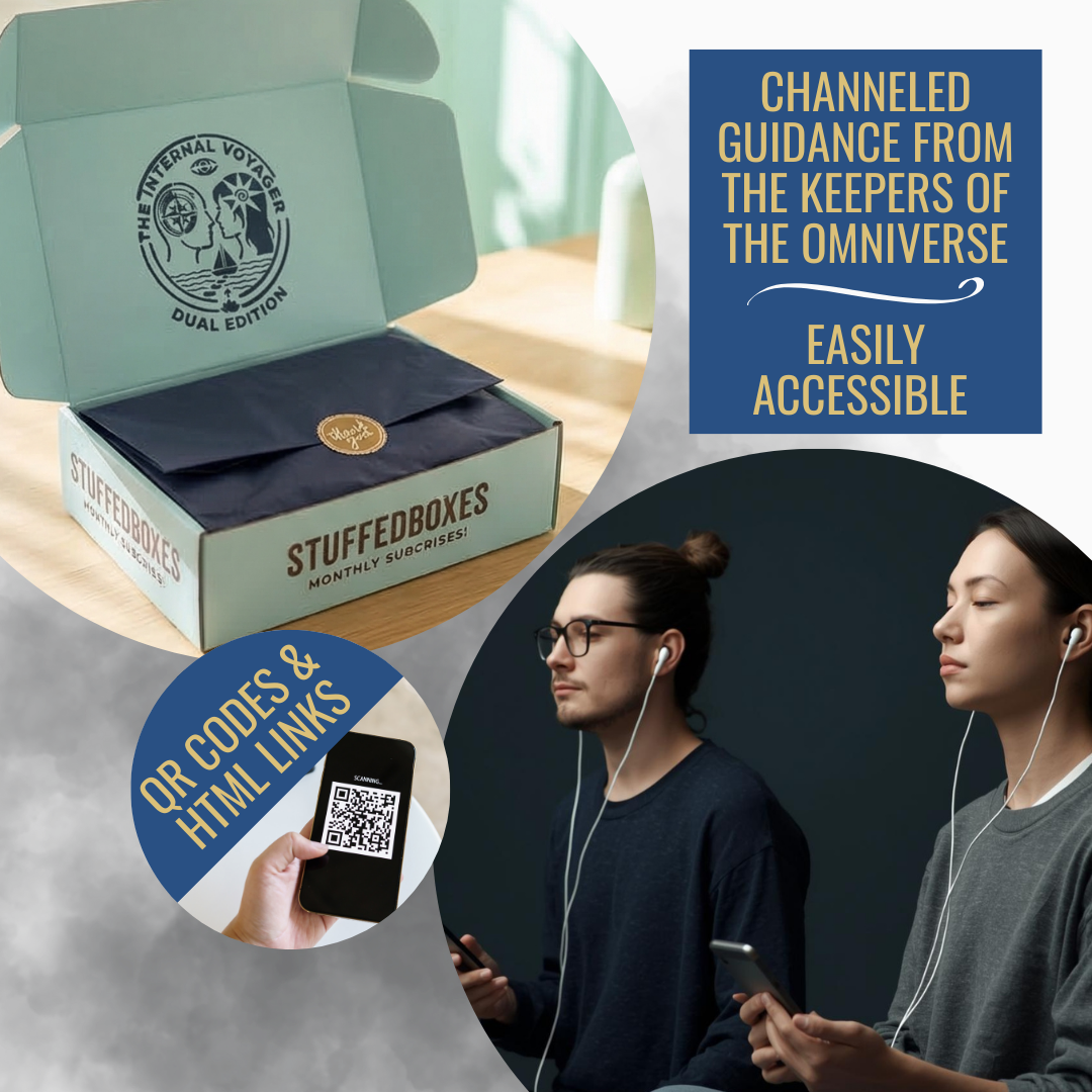 Channeled Guidance from the Keepers of he Omniverse with QR codes and links.
