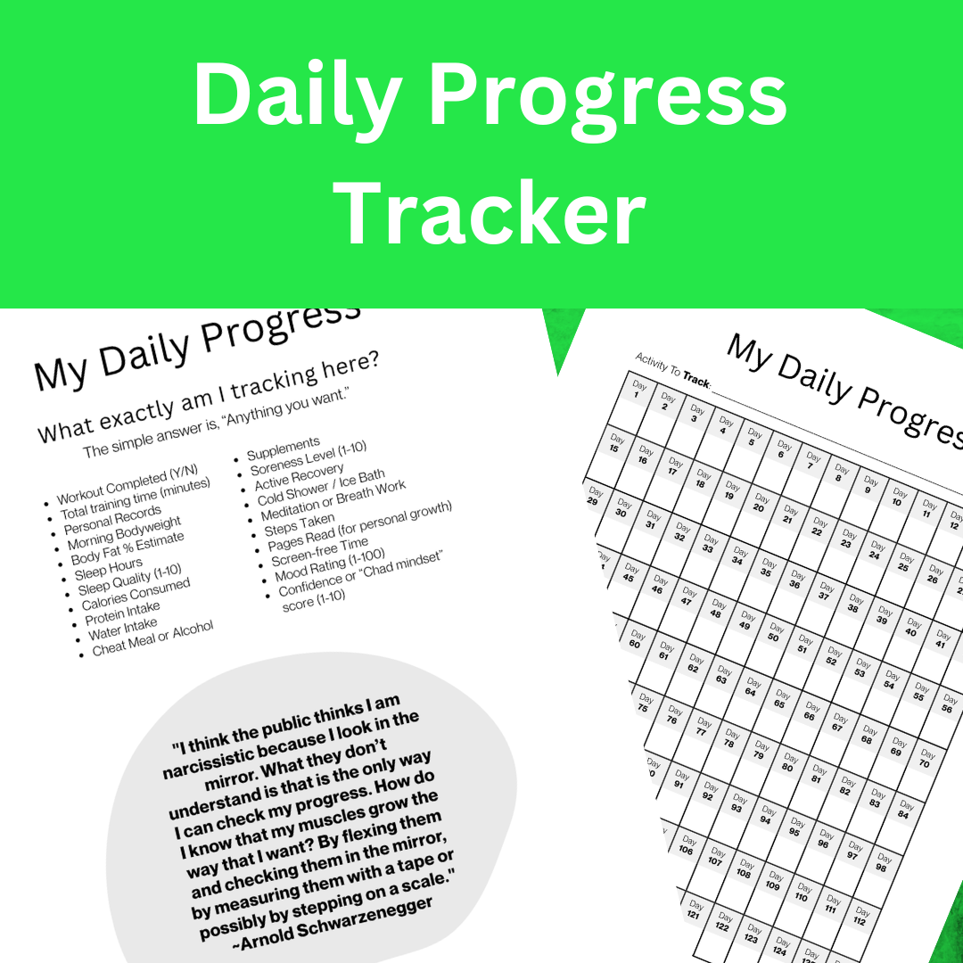 Chad's Ultimate Workout Journal (Black & White) - On Demand