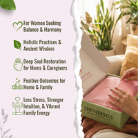 Stuffed Boxes product with text highlighting benefits for women seeking balance and harmony.